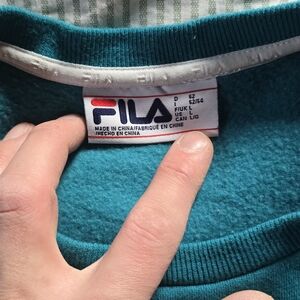 Fila Teal Sweatshirt